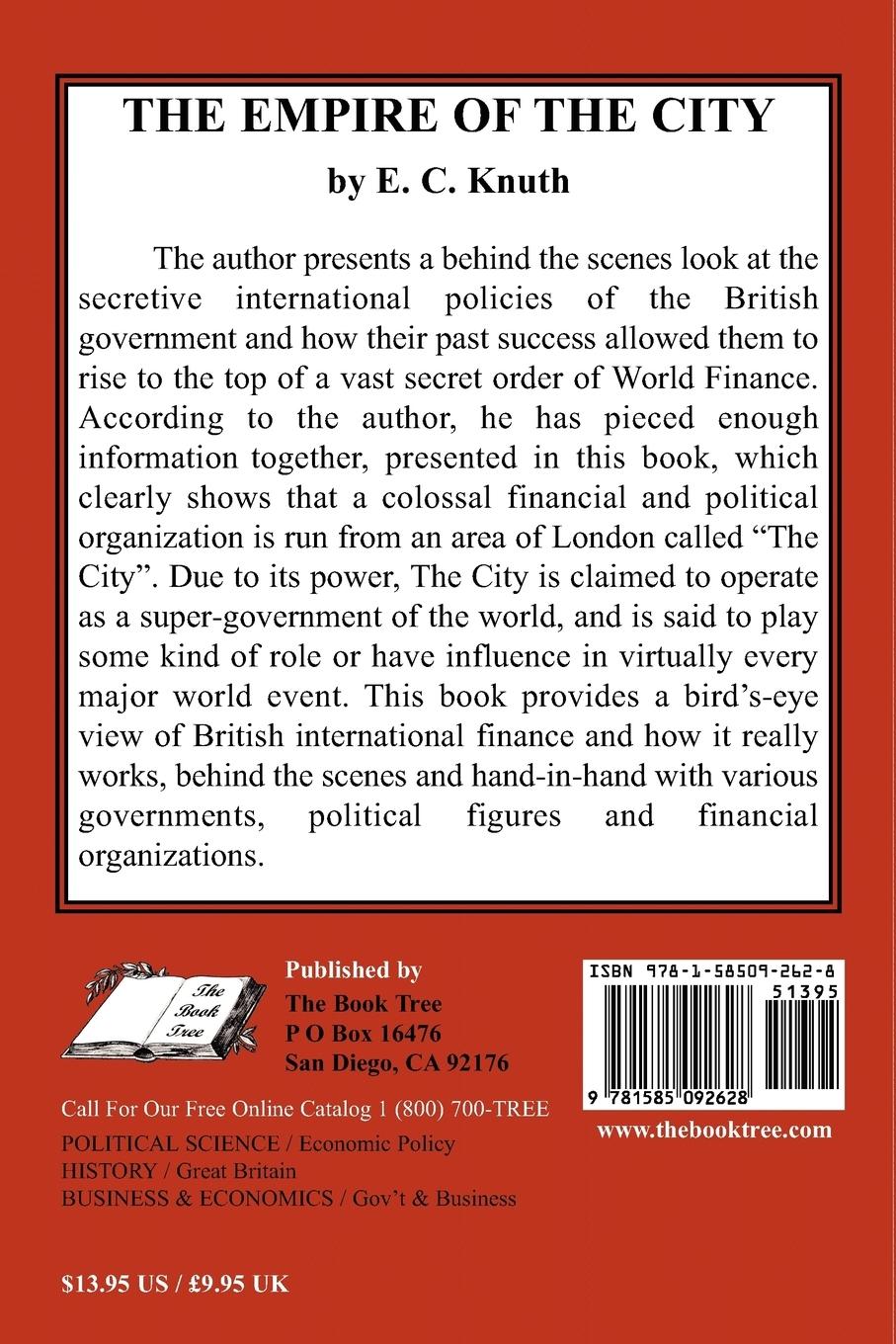 Rückseitencover The Empire of "The City"