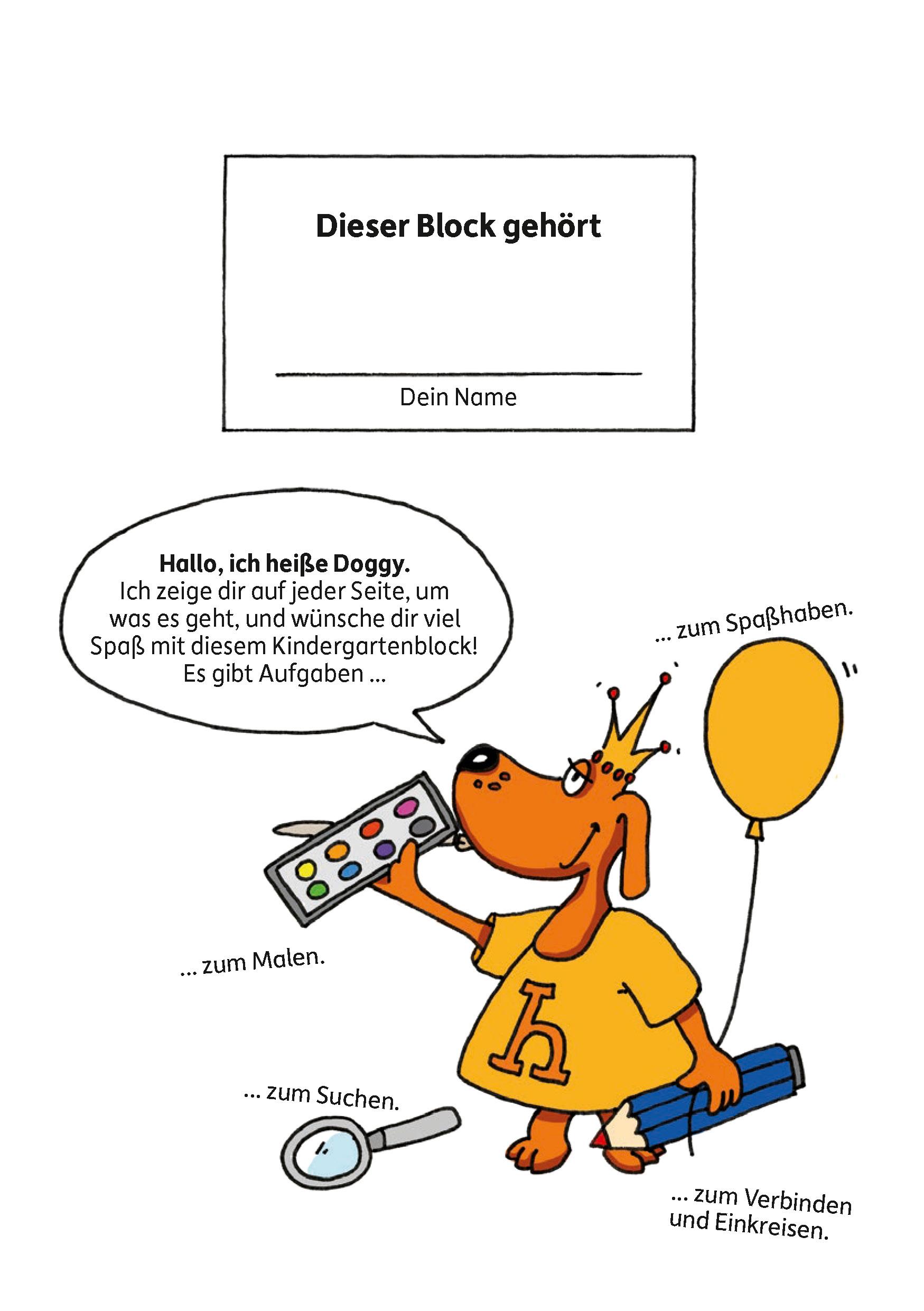 Beispielinhalt (Bild) Kindergartenblock ab 3 Jahre - Jetzt bin ich groß!