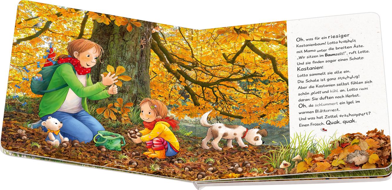 Beispielinhalt (Bild) Lotta entdeckt die Welt: Im Herbst