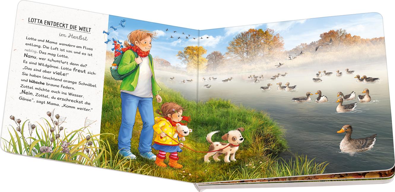 Beispielinhalt (Bild) Lotta entdeckt die Welt: Im Herbst