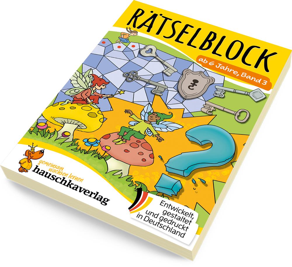 Beispielinhalt (Bild) Rätselblock ab 6 Jahre - Band 3