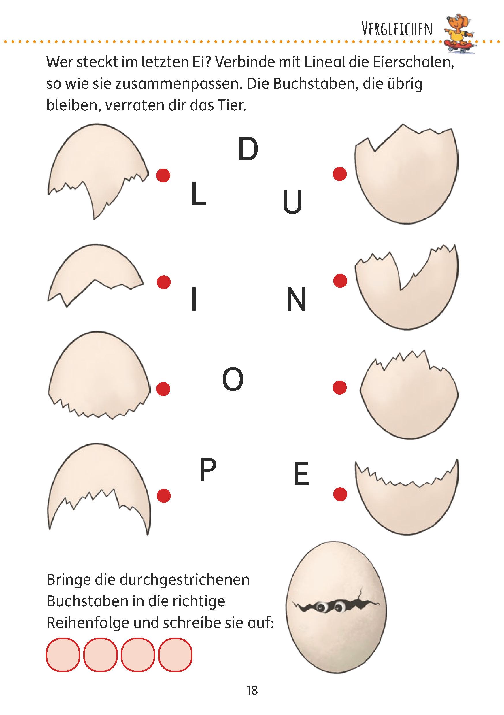 Beispielinhalt (Bild) Rätselblock ab 6 Jahre - Band 3