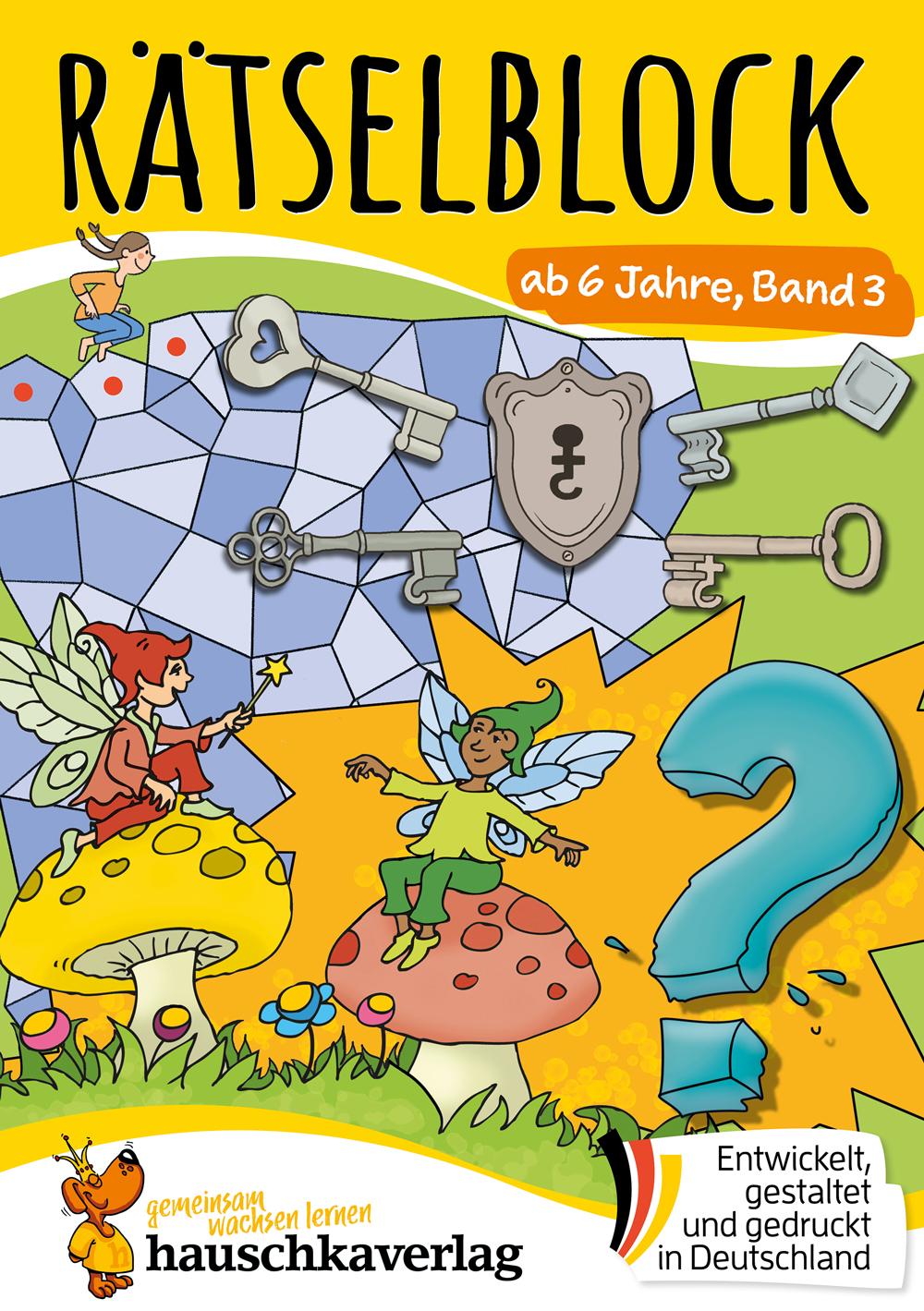 Vorderes Coverbild Rätselblock ab 6 Jahre - Band 3