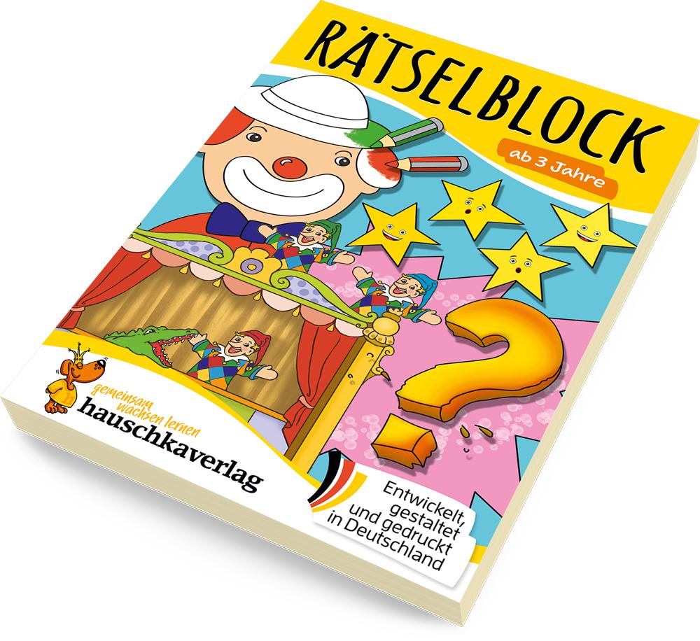 Beispielinhalt (Bild) Rätselblock ab 3 Jahre - Band 1