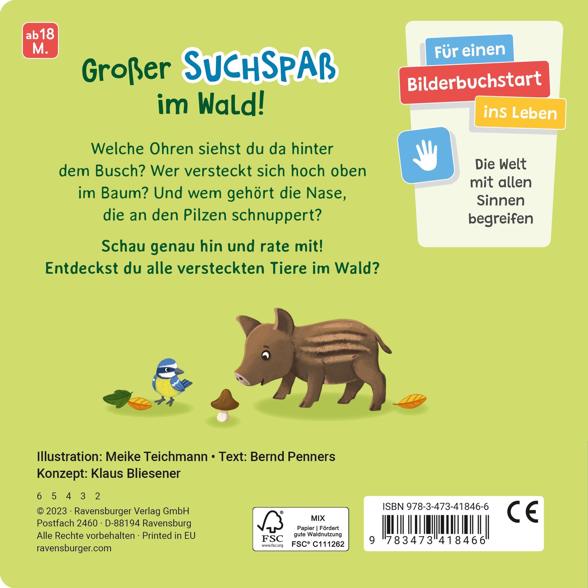 Rückseitencover Rate mal: Wer sitzt im Wald?