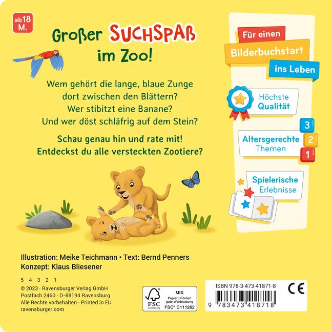 Beispielinhalt (Bild) Rate mal: Wer spielt im Zoo?