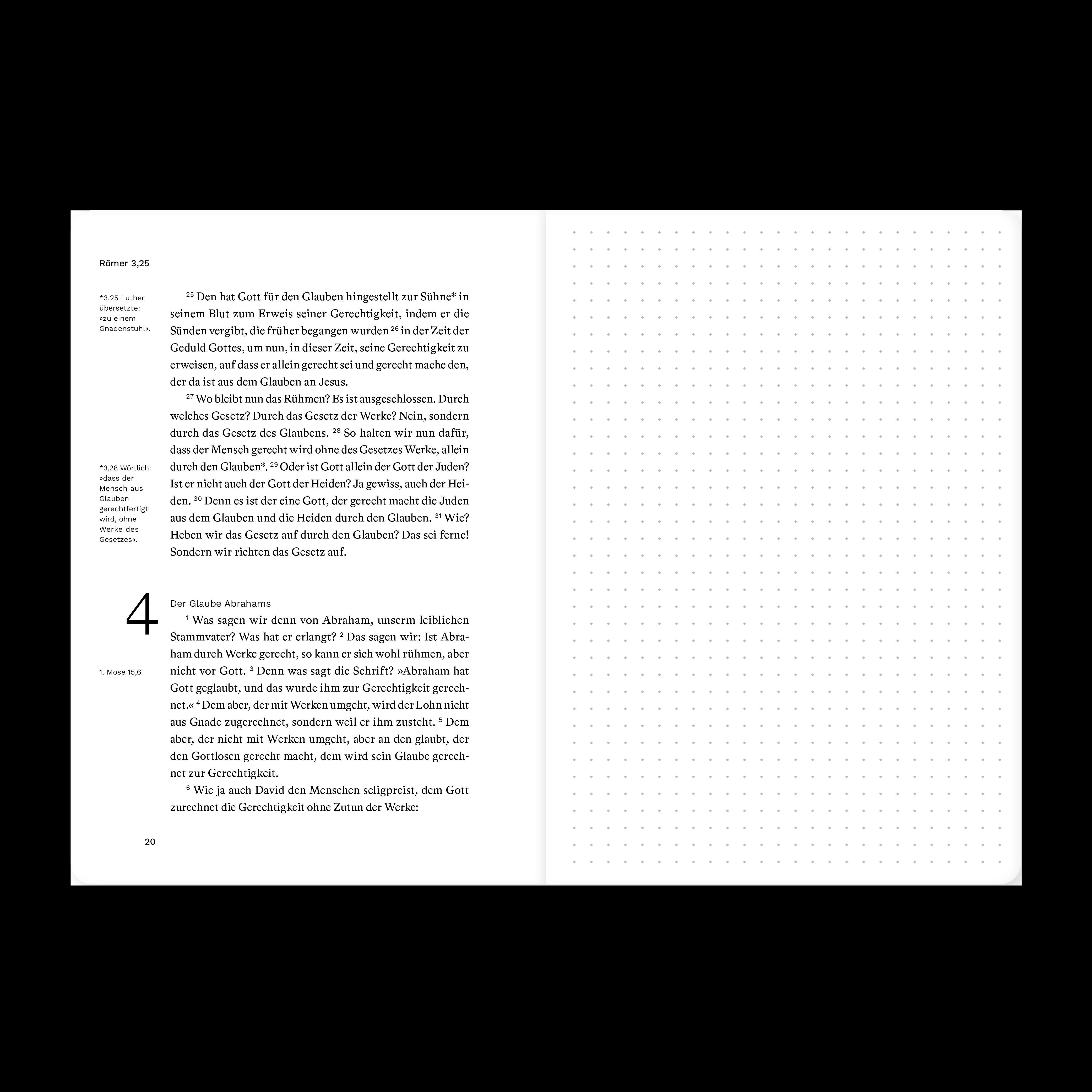 Beispielinhalt (Bild) Römer (Bibeljournal)