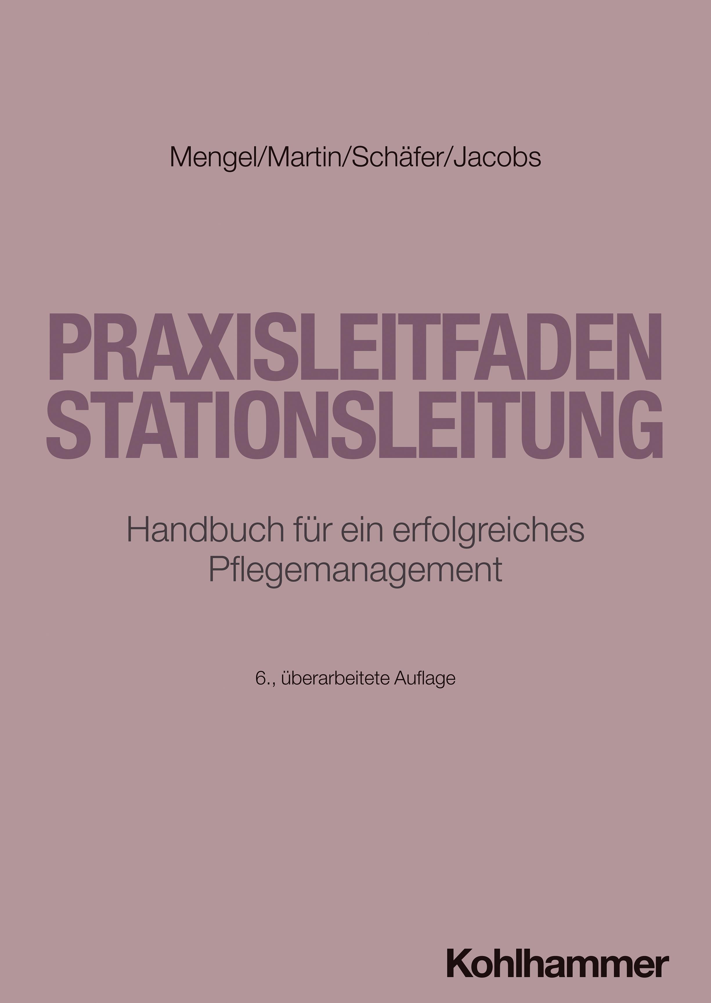 Vorderes Coverbild Praxisleitfaden Stationsleitung