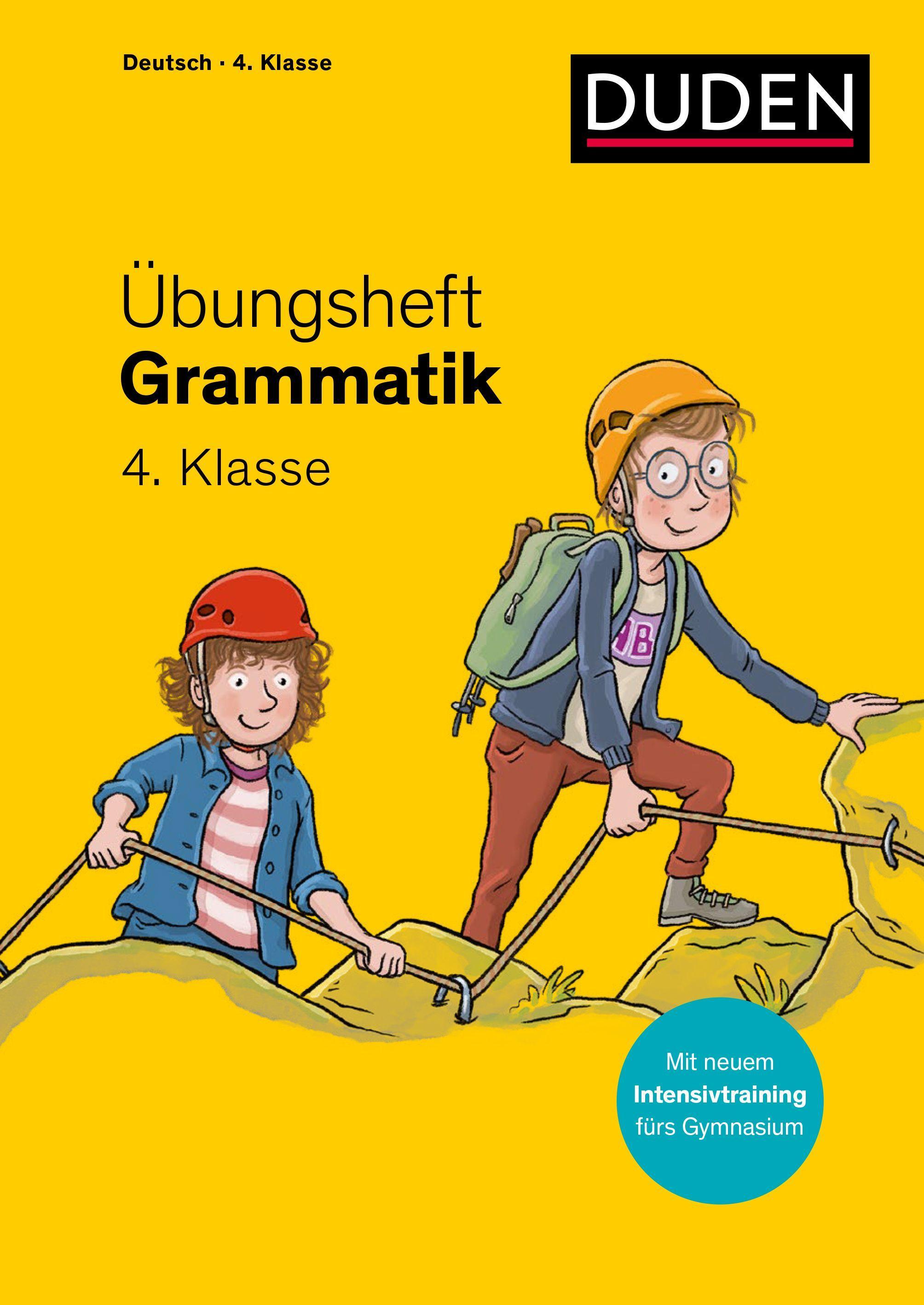Vorderes Coverbild Übungsheft - Grammatik 4. Klasse