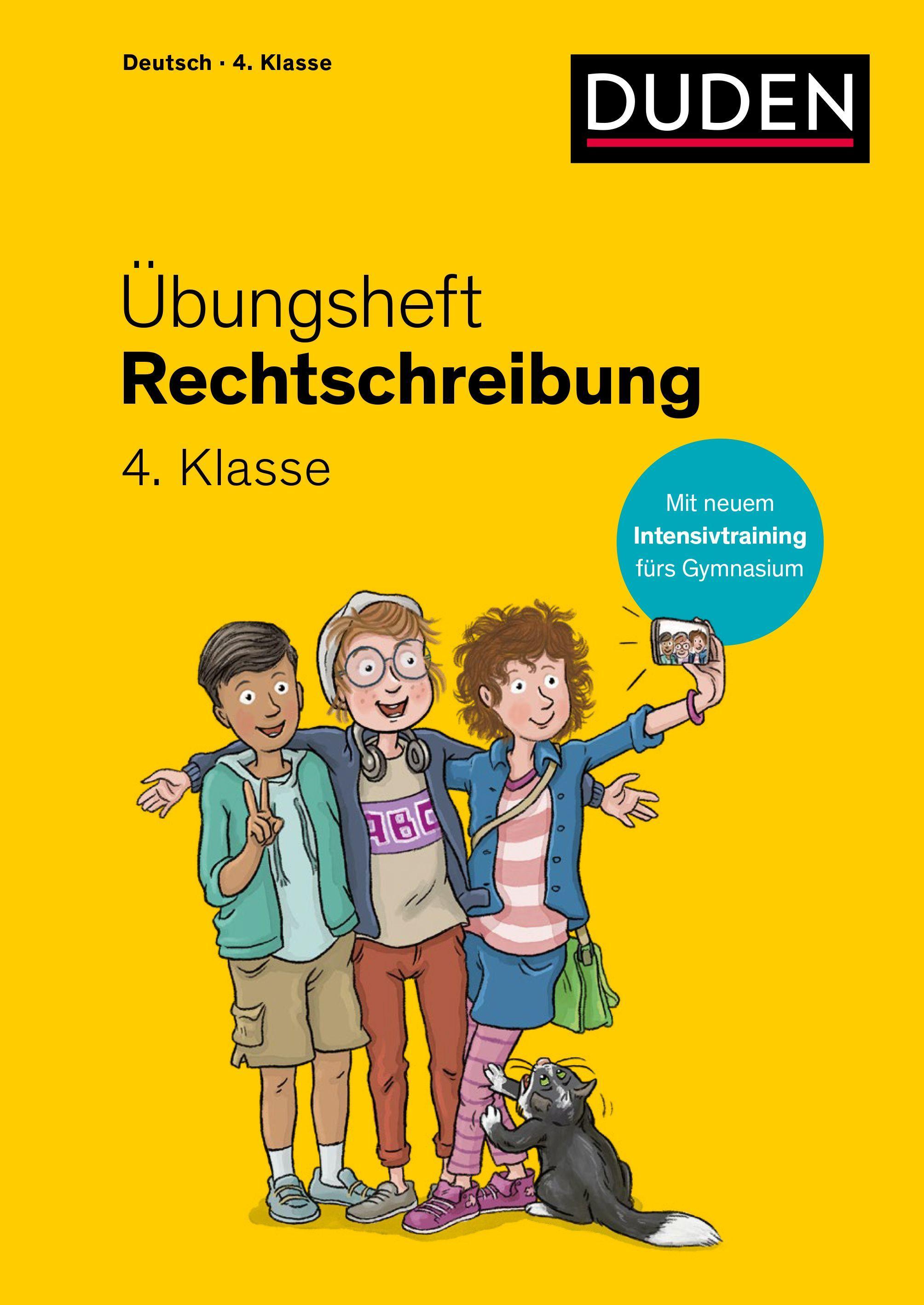 Vorderes Coverbild Übungsheft - Rechtschreibung 4. Klasse