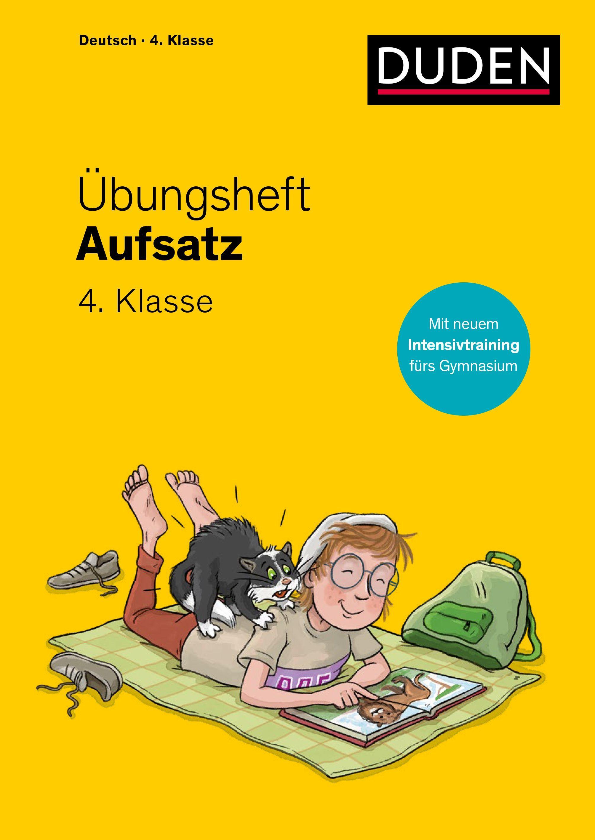 Vorderes Coverbild Übungsheft - Aufsatz 4. Klasse