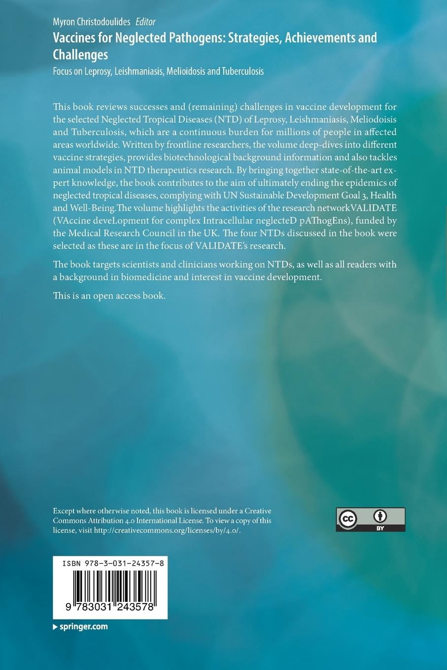 Rückseitencover Vaccines for Neglected Pathogens: Strategies, Achievements and Challenges