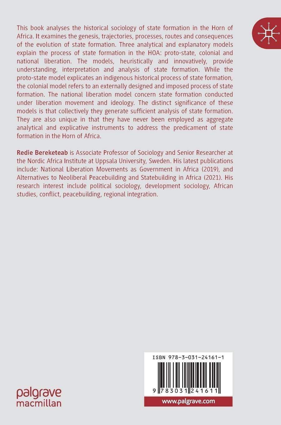 Rückseitencover Historical Sociology of State Formation in the Horn of Africa