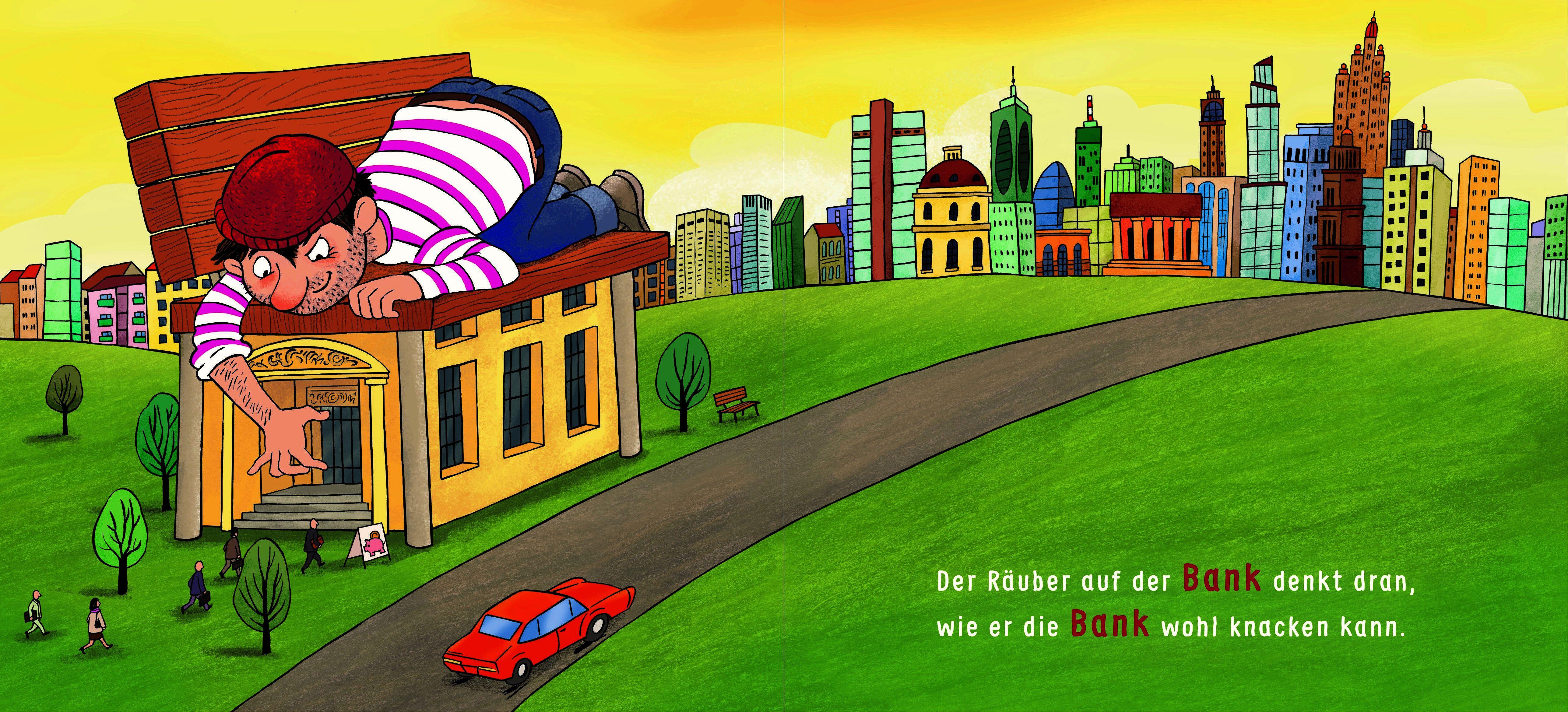 Beispielinhalt (Bild) Der Hahn tropft ständig, schimpft der Hahn