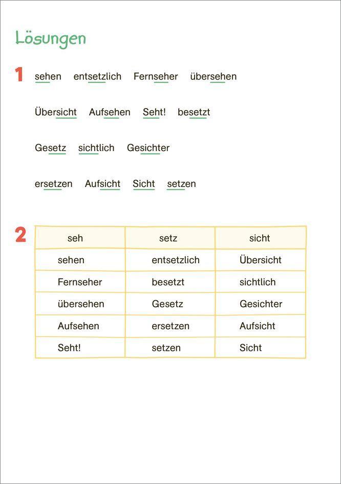 Beispielinhalt (Bild) Fit für Deutsch 3. Klasse. Mein 5-Minuten-Block