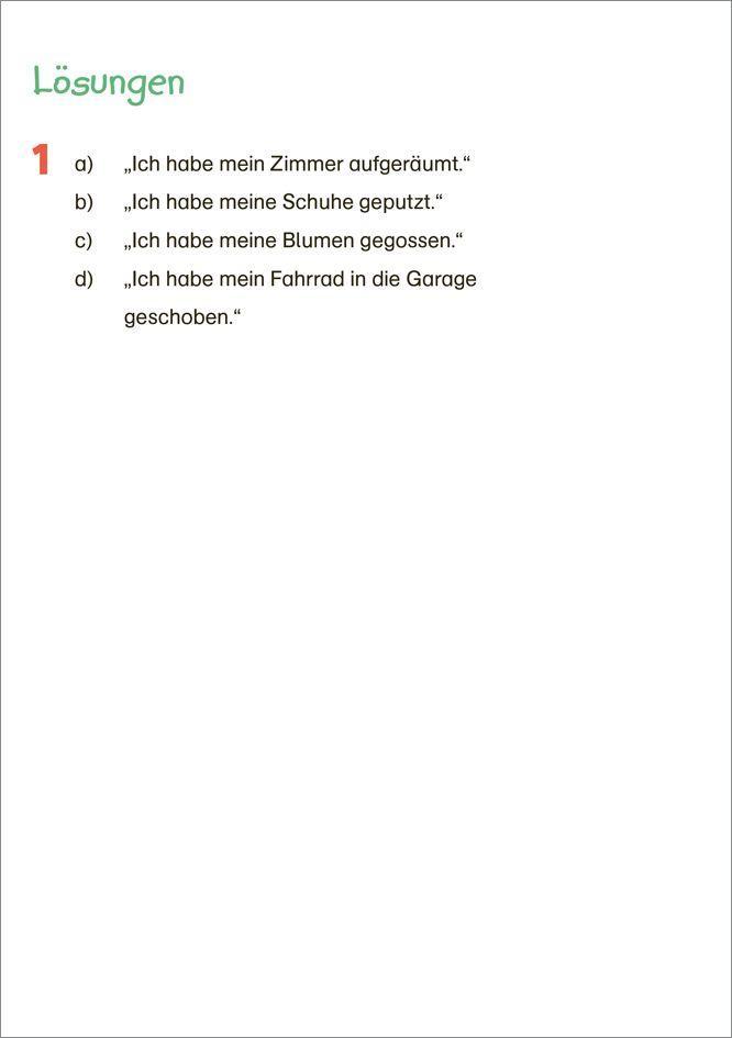 Beispielinhalt (Bild) Fit für Deutsch 3. Klasse. Mein 5-Minuten-Block