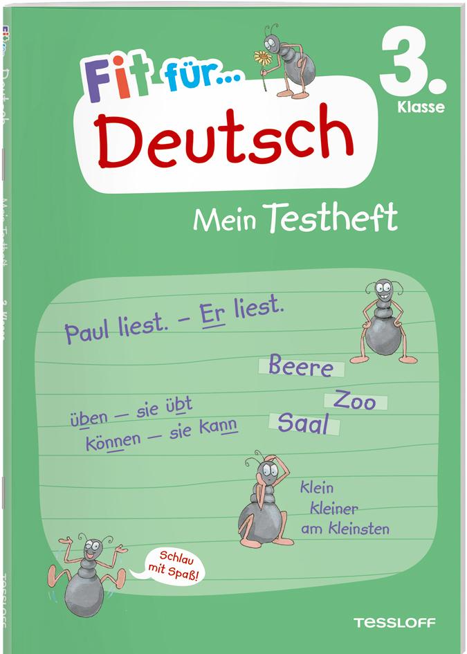 Vorderes Coverbild Fit für Deutsch 3. Klasse. Mein Testheft
