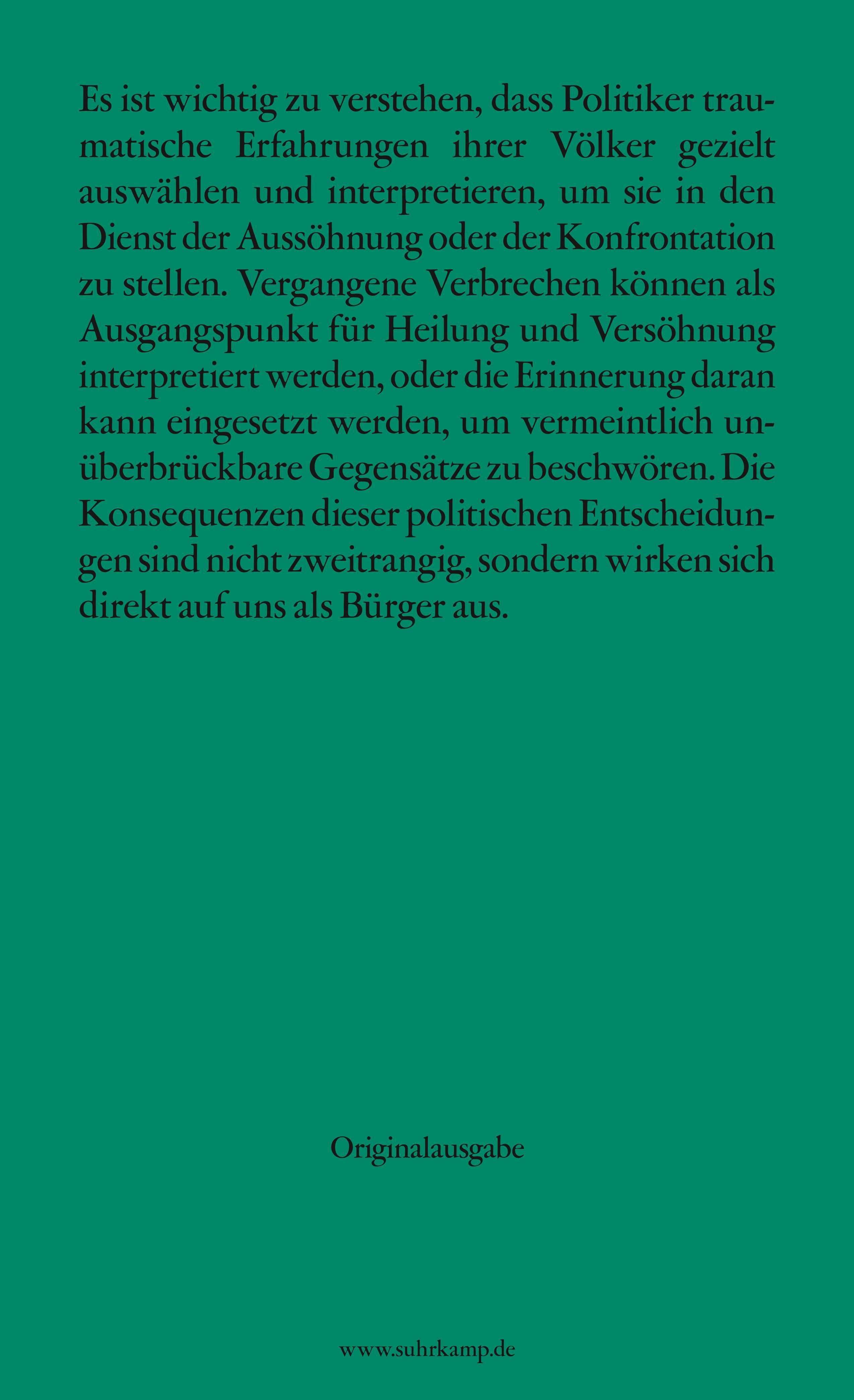 Rückseitencover Posttraumatische Souveränität