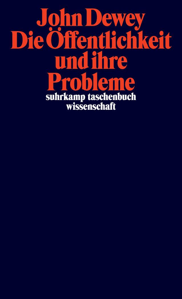 Vorderes Coverbild Die Öffentlichkeit und ihre Probleme