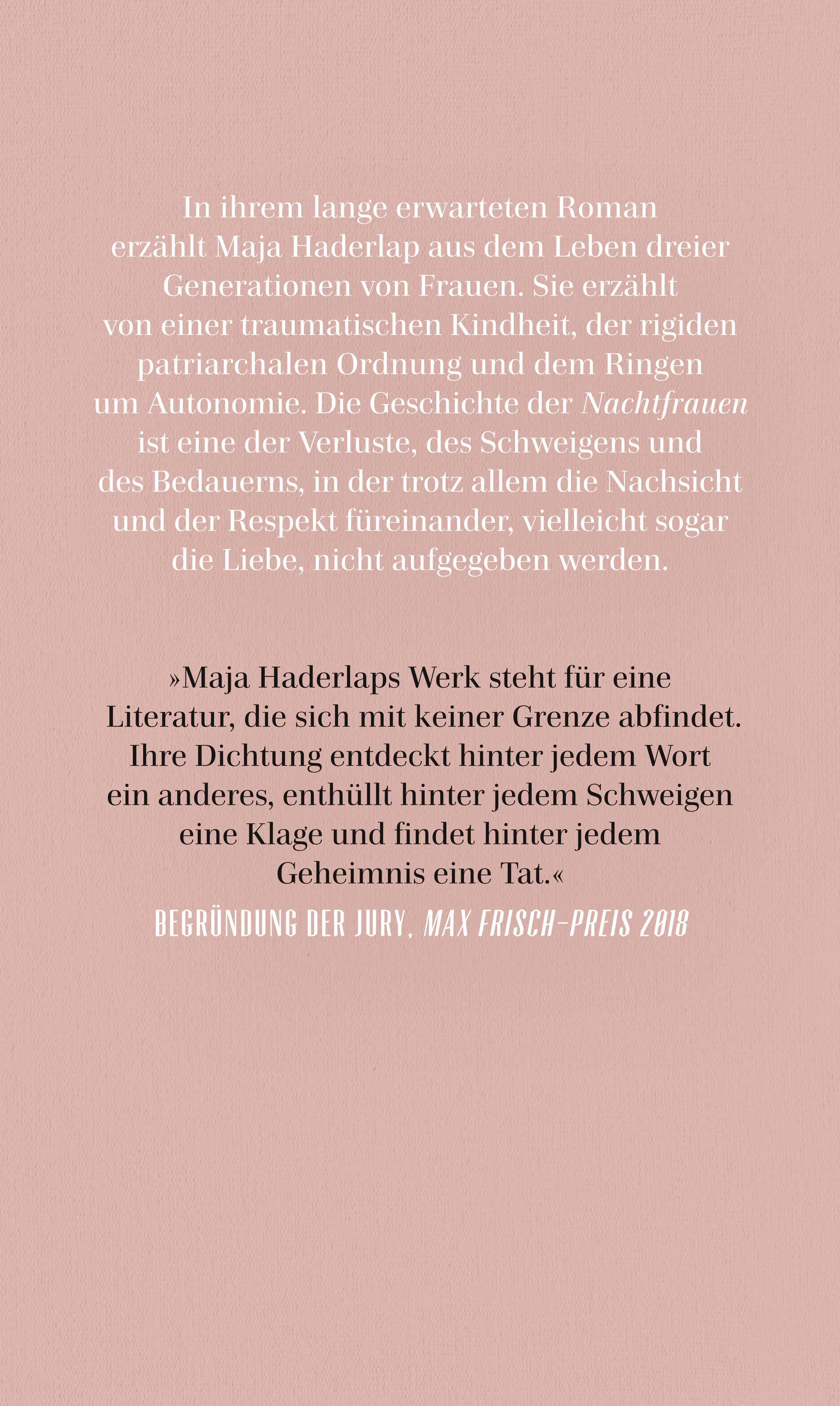 Rückseitencover Nachtfrauen