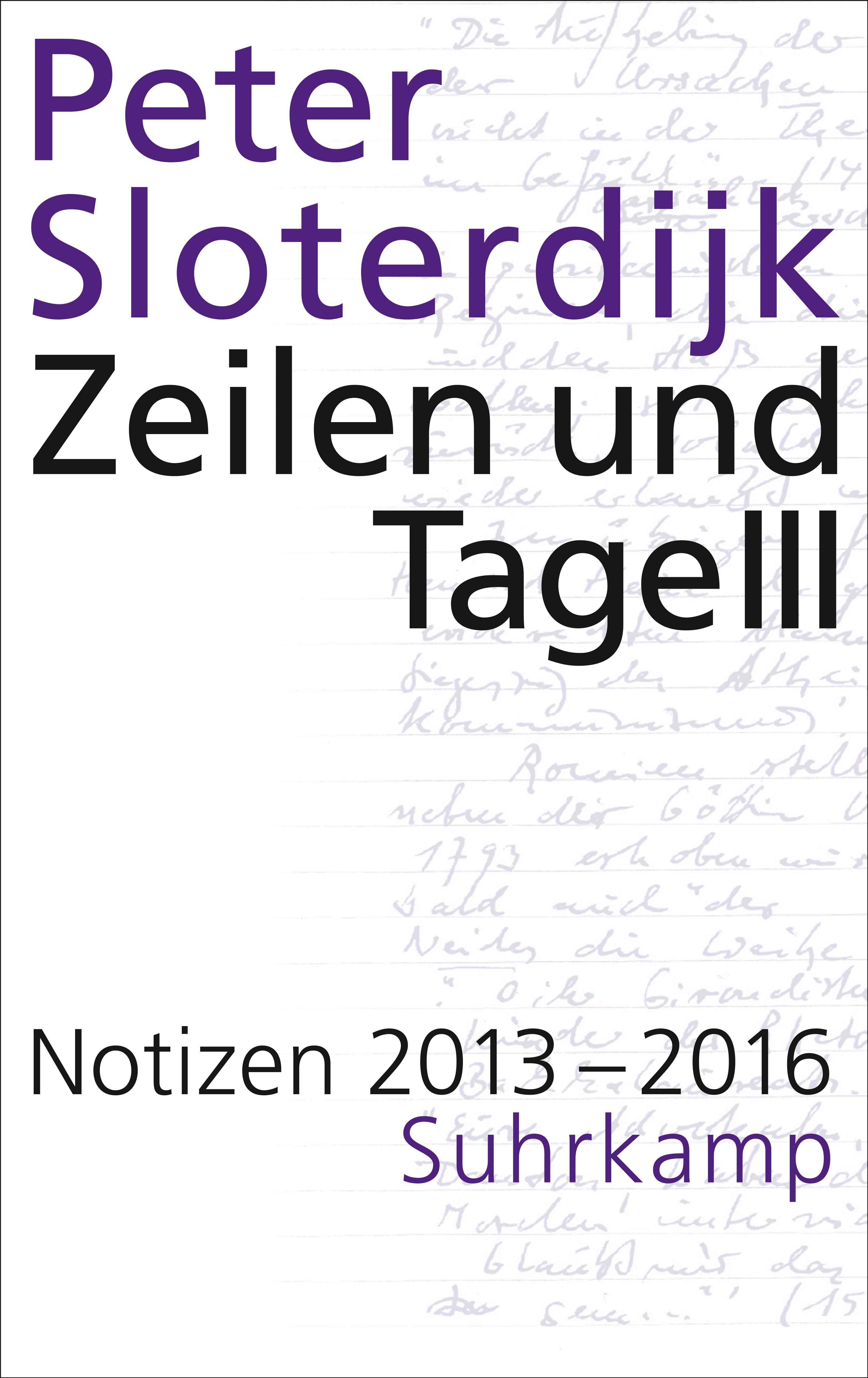 Vorderes Coverbild Zeilen und Tage III