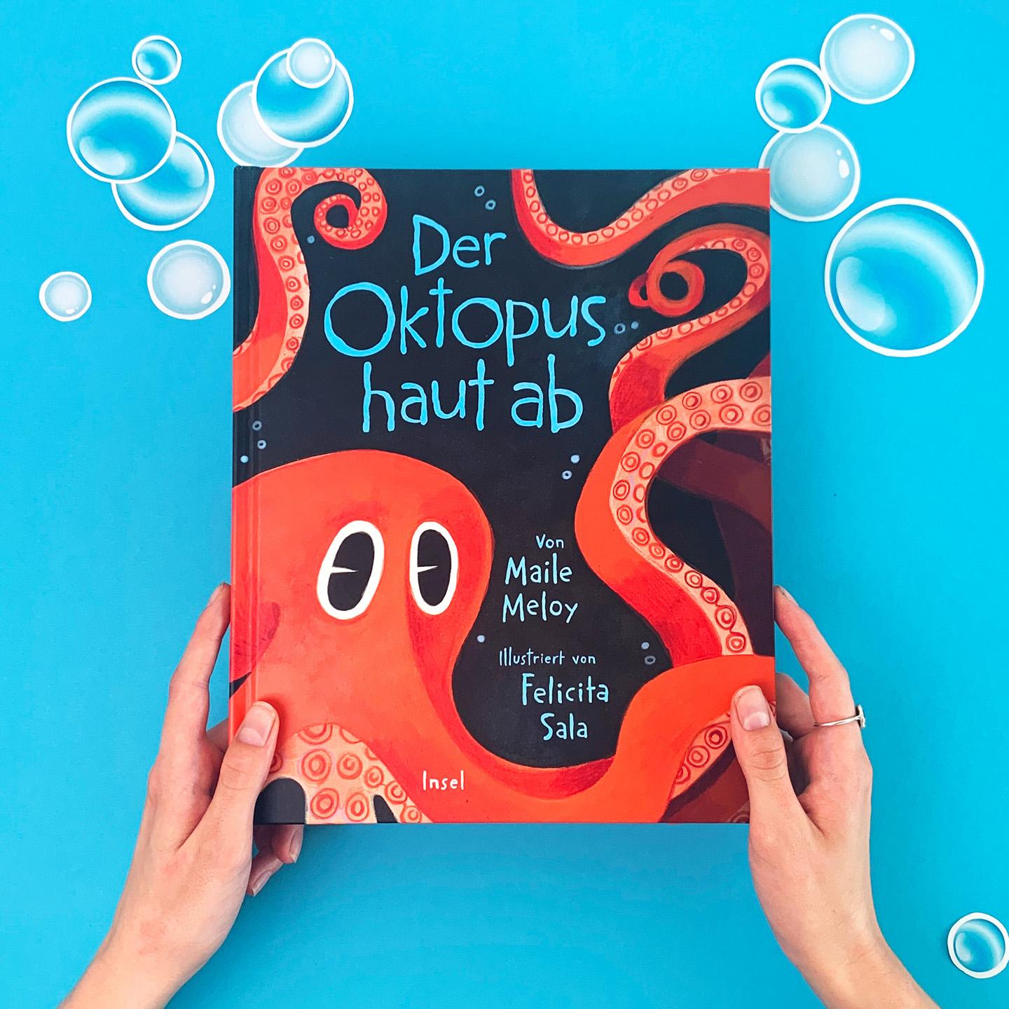 Beispielinhalt (Bild) Der Oktopus haut ab