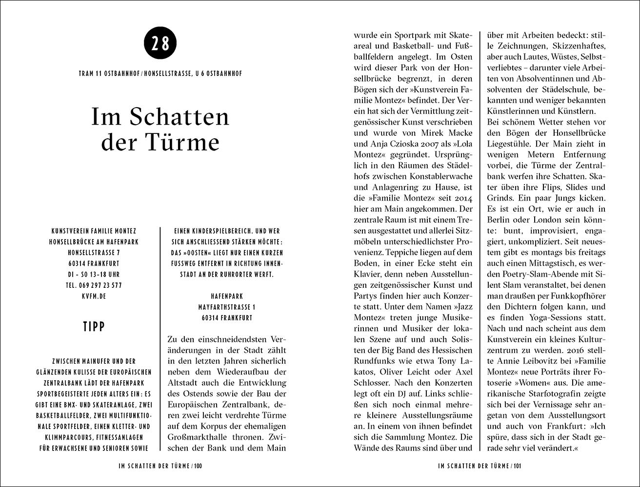 Beispielinhalt (Bild) Frankfurt Reiseführer LIEBLINGSORTE