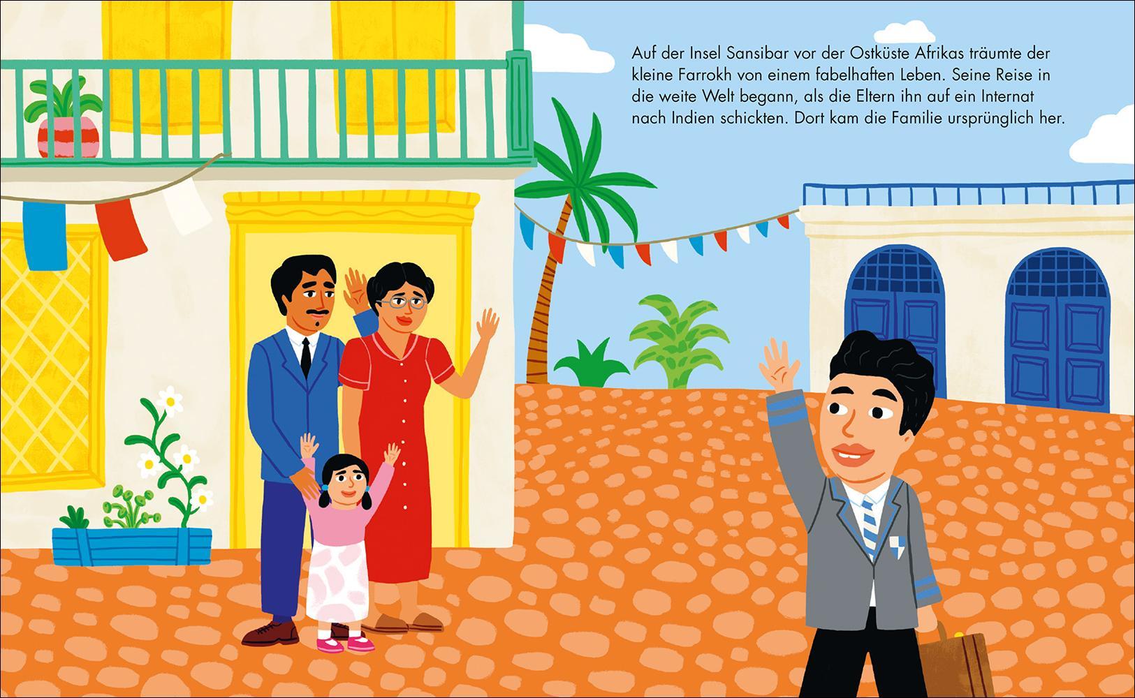 Beispielinhalt (Bild) Little People, Big Dreams - Freddie Mercury