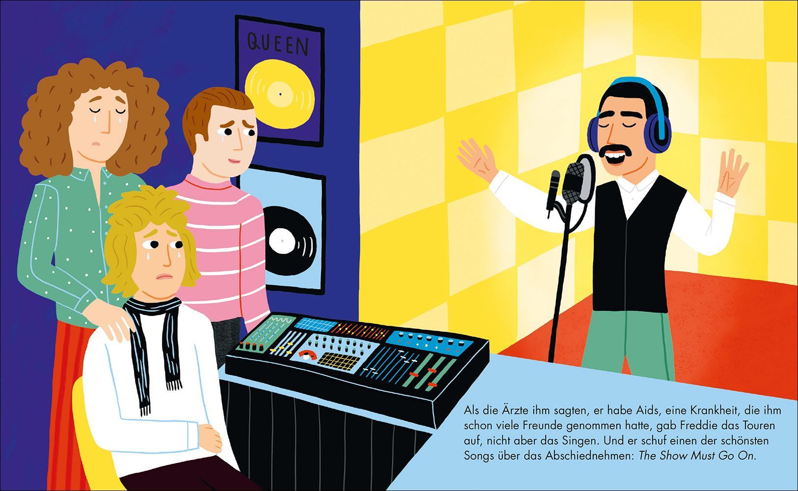 Beispielinhalt (Bild) Little People, Big Dreams - Freddie Mercury