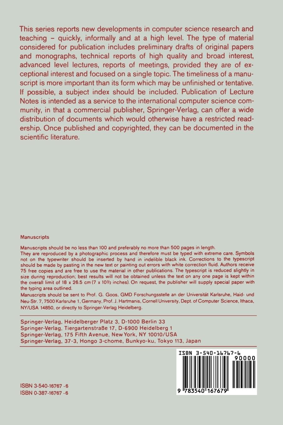 Rückseitencover Applied Algebra, Algorithmics and Error-Correcting Codes