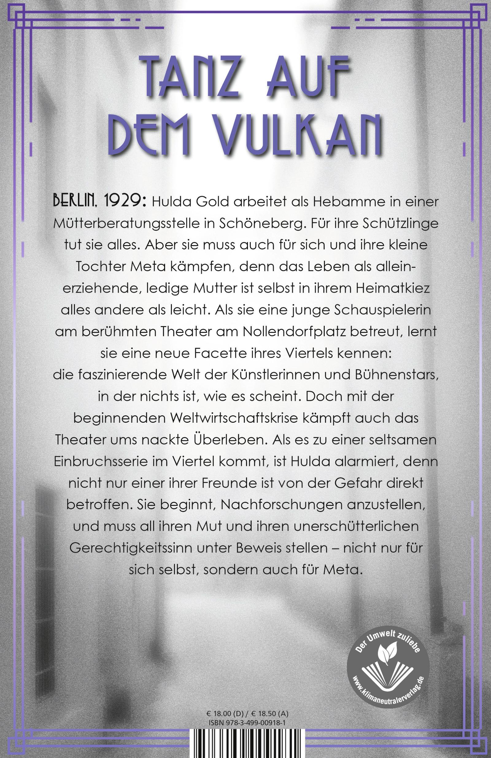 Rückseitencover Fräulein Gold: Die Lichter der Stadt