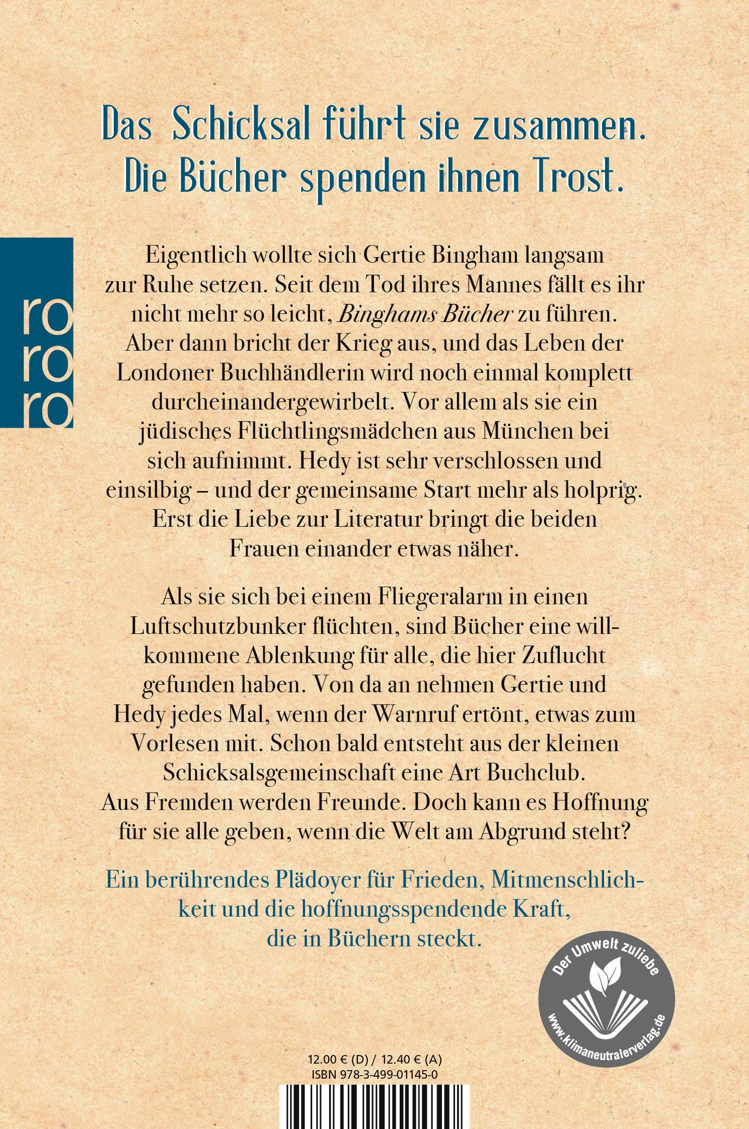 Rückseitencover Der Buchclub - Ein Licht in dunklen Zeiten