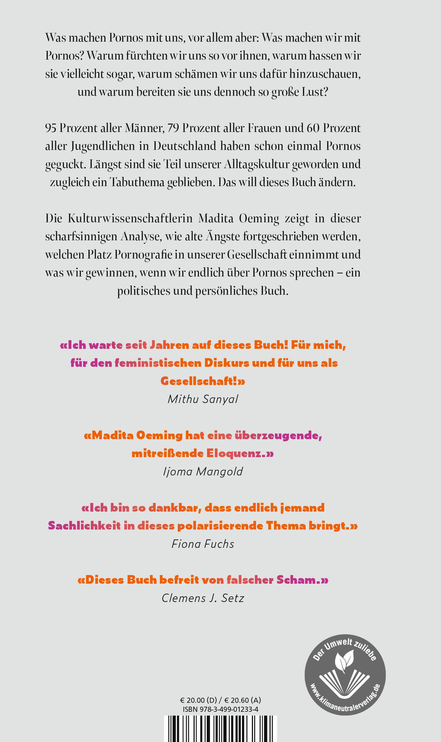 Rückseitencover Porno