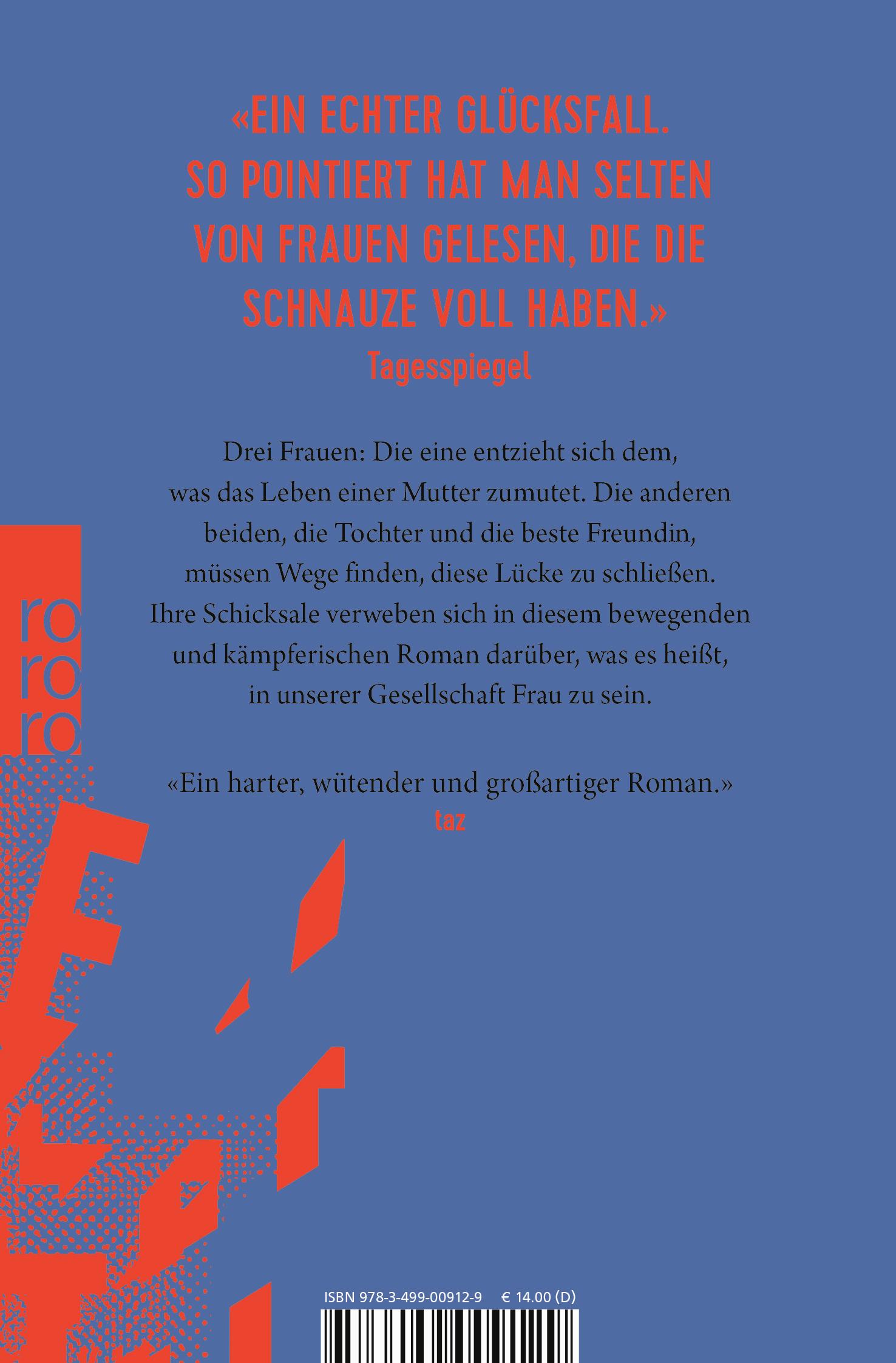 Rückseitencover Die Wut, die bleibt