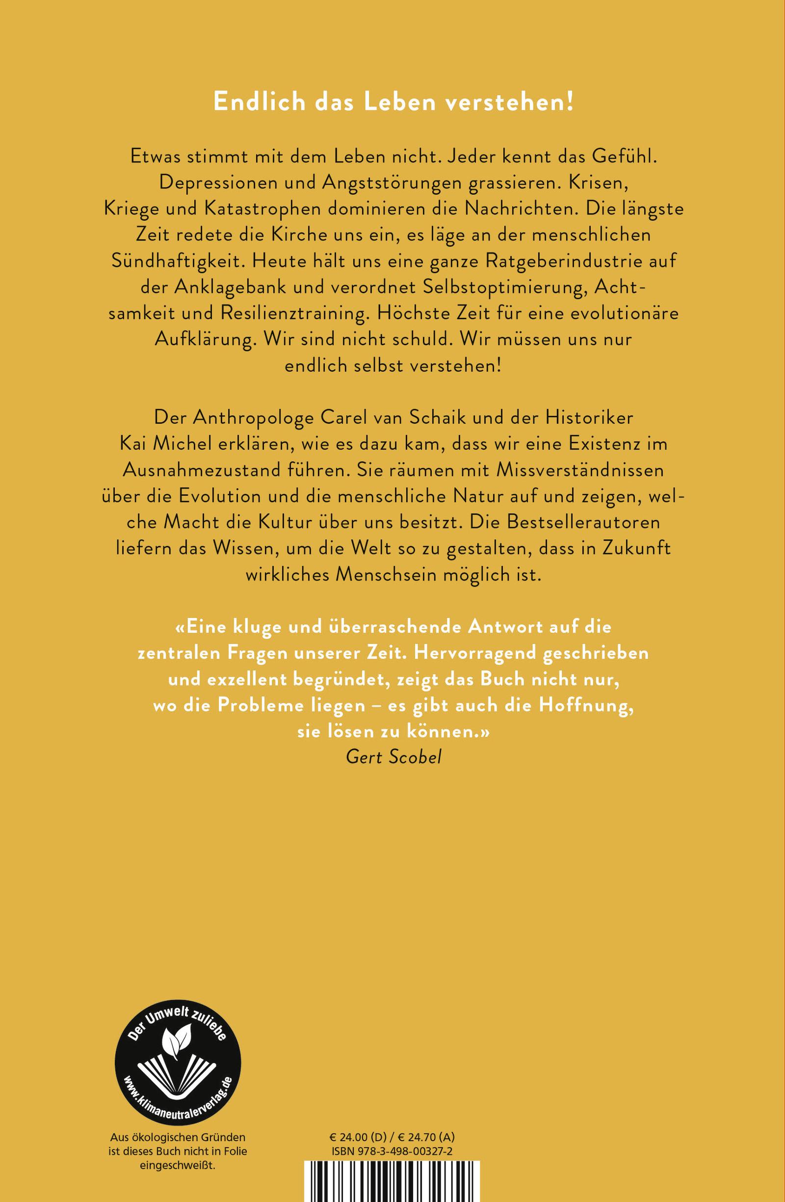 Rückseitencover Mensch sein
