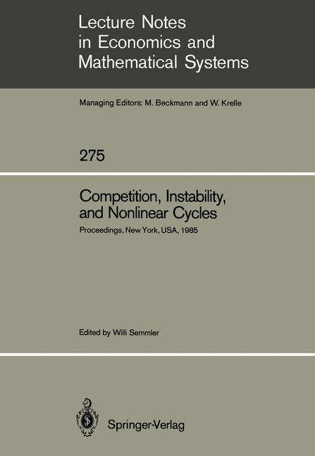 Vorderes Coverbild Competition, Instability, and Nonlinear Cycles