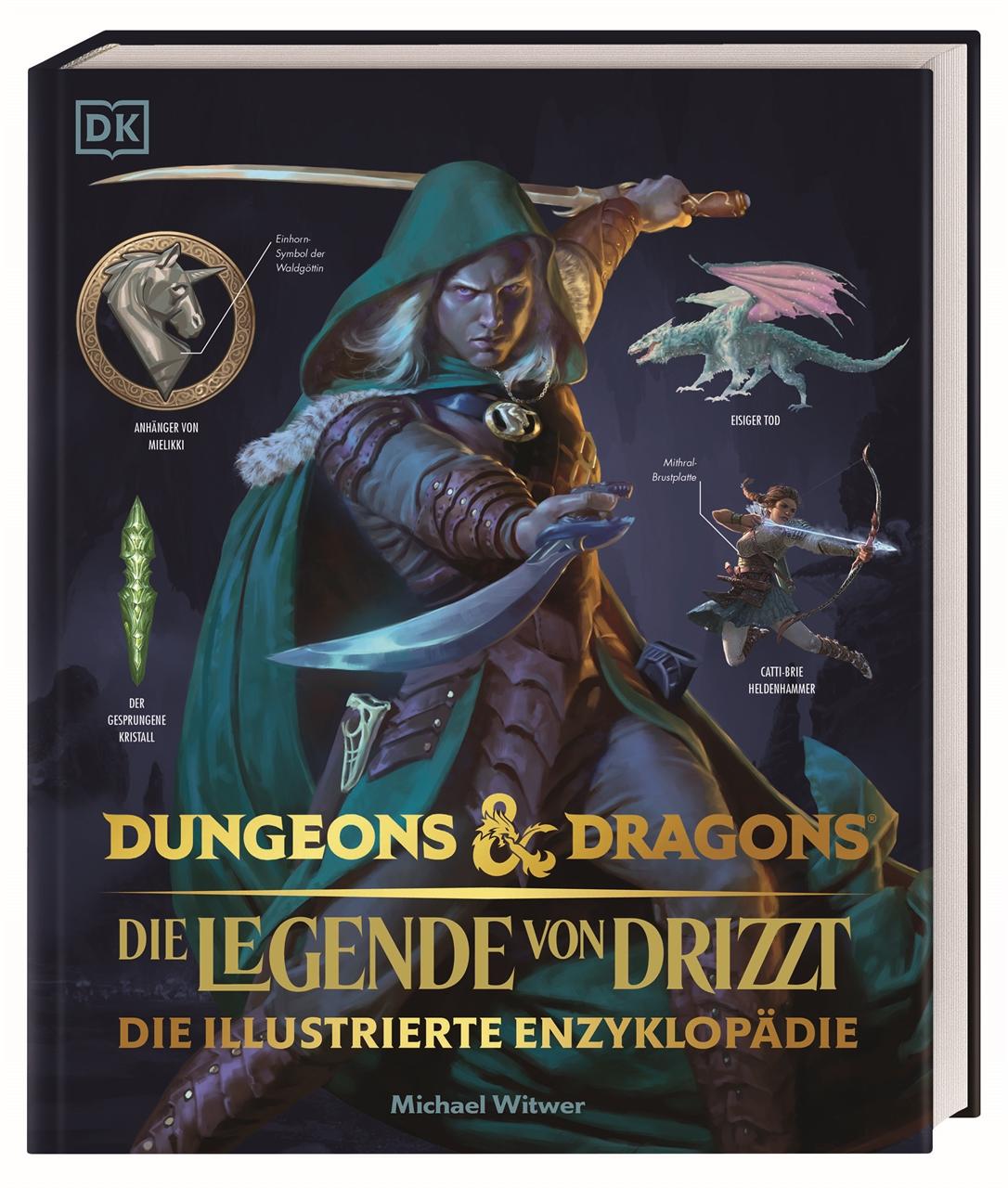 Vorderes Coverbild Dungeons & Dragons Die Legende von Drizzt Die illustrierte Enzyklopädie