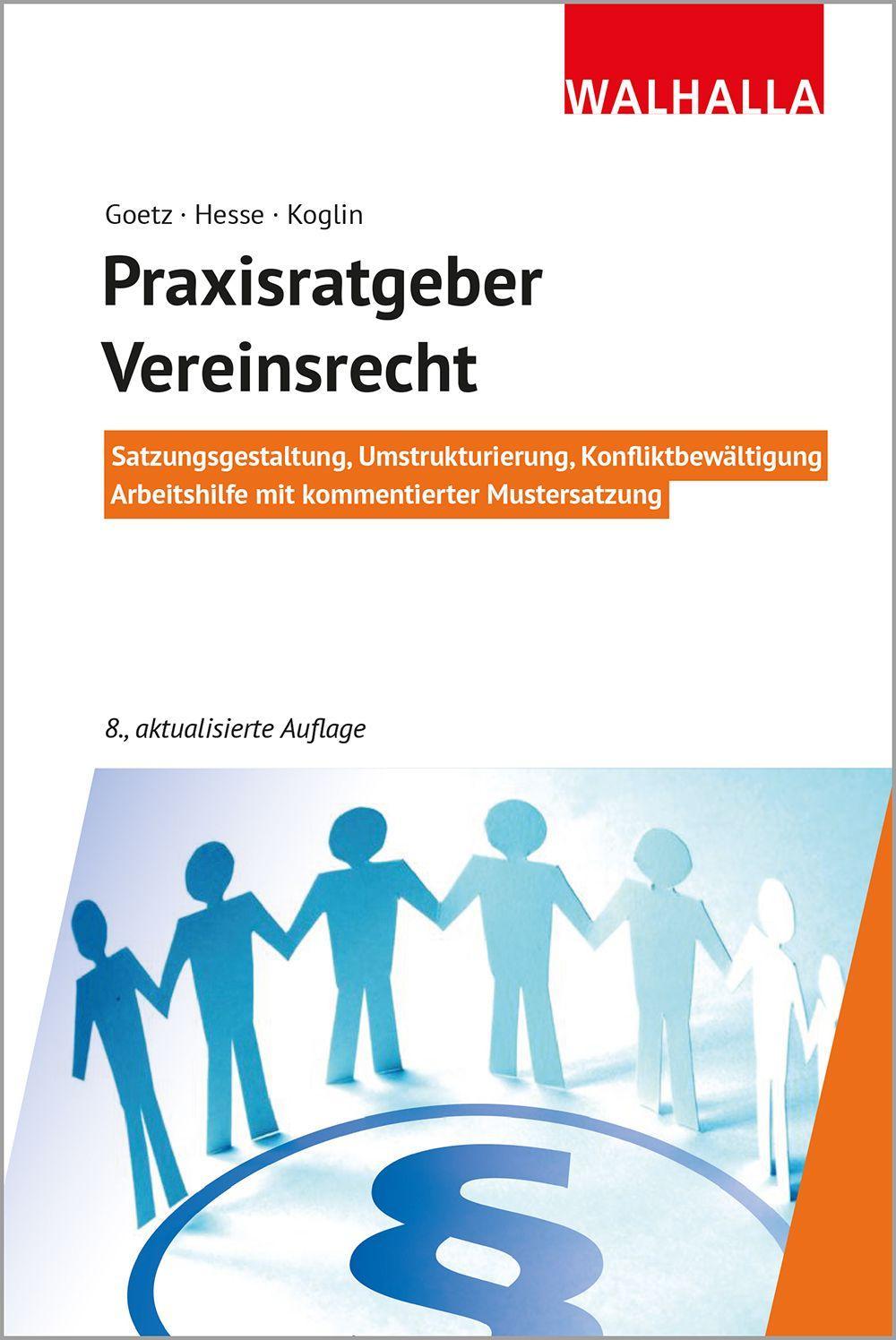 Vorderes Coverbild Praxisratgeber Vereinsrecht