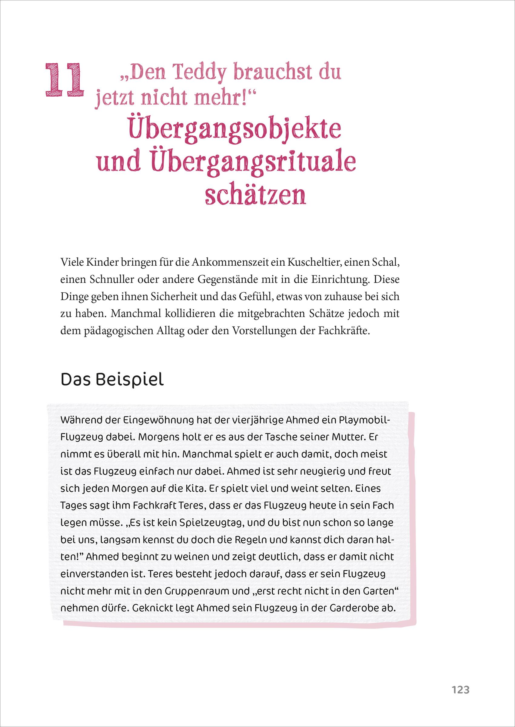 Beispielinhalt (Bild) Ankommen dürfen statt loslassen müssen