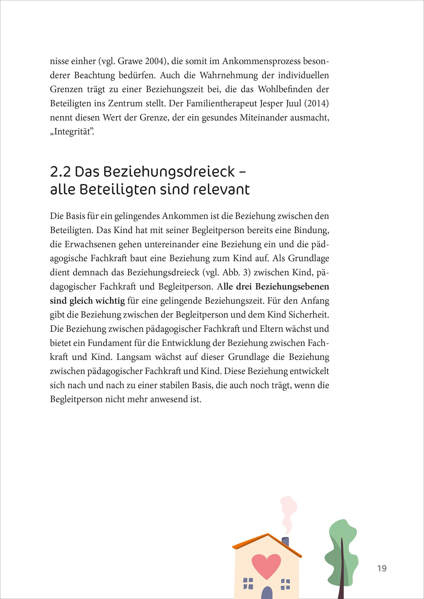 Beispielinhalt (Bild) Ankommen dürfen statt loslassen müssen
