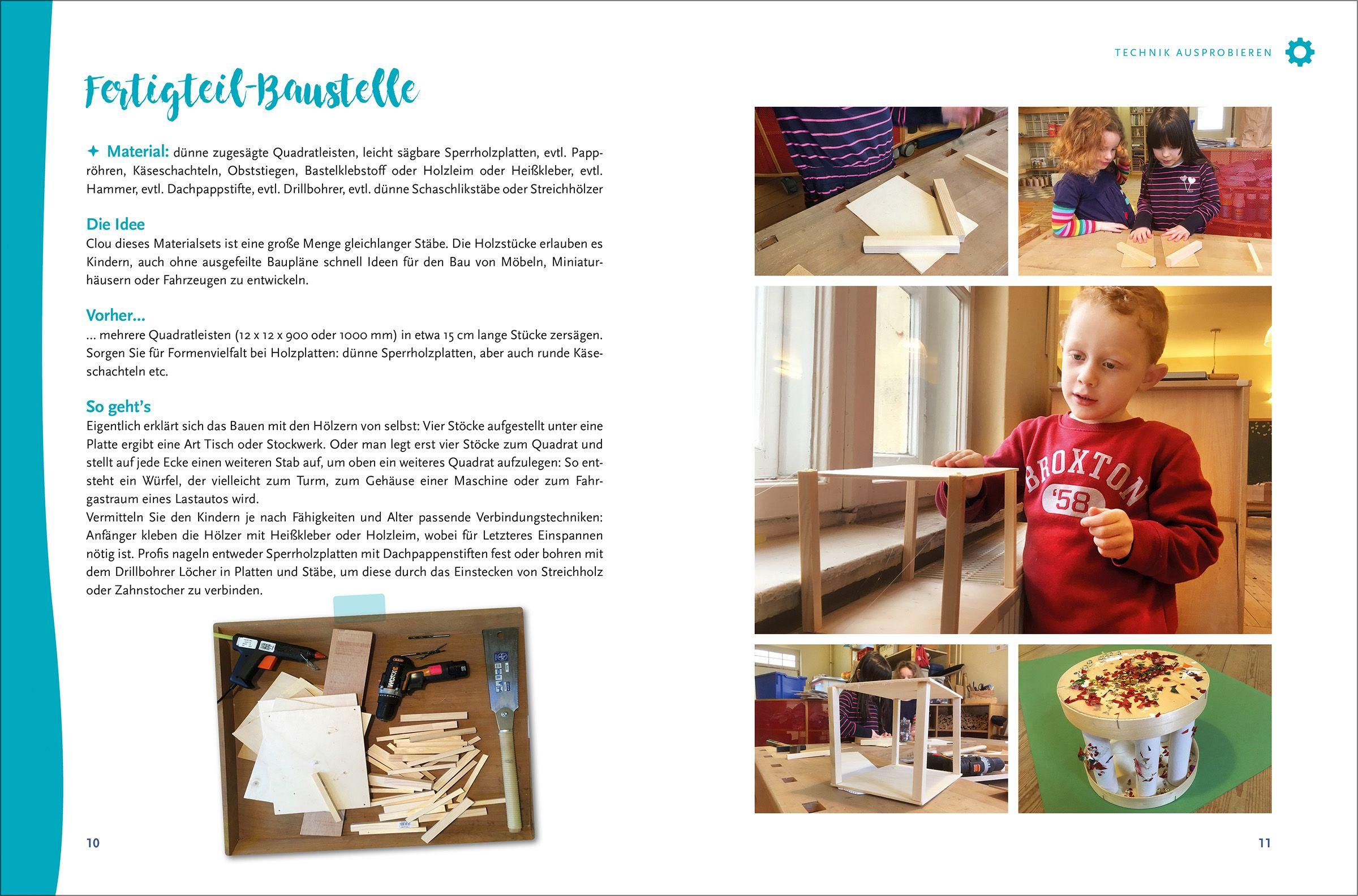 Beispielinhalt (Bild) Freispiel-Impulse: Werkstatt