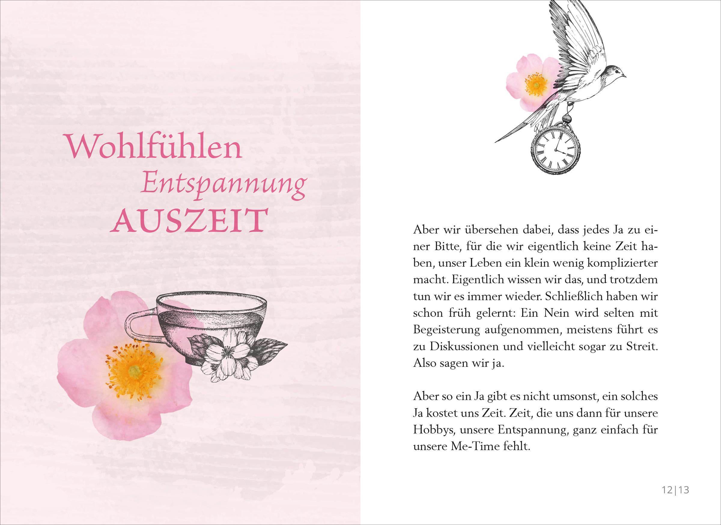 Beispielinhalt (Bild) Schenk dir Zeit - Me-Time-Momente für den Alltag