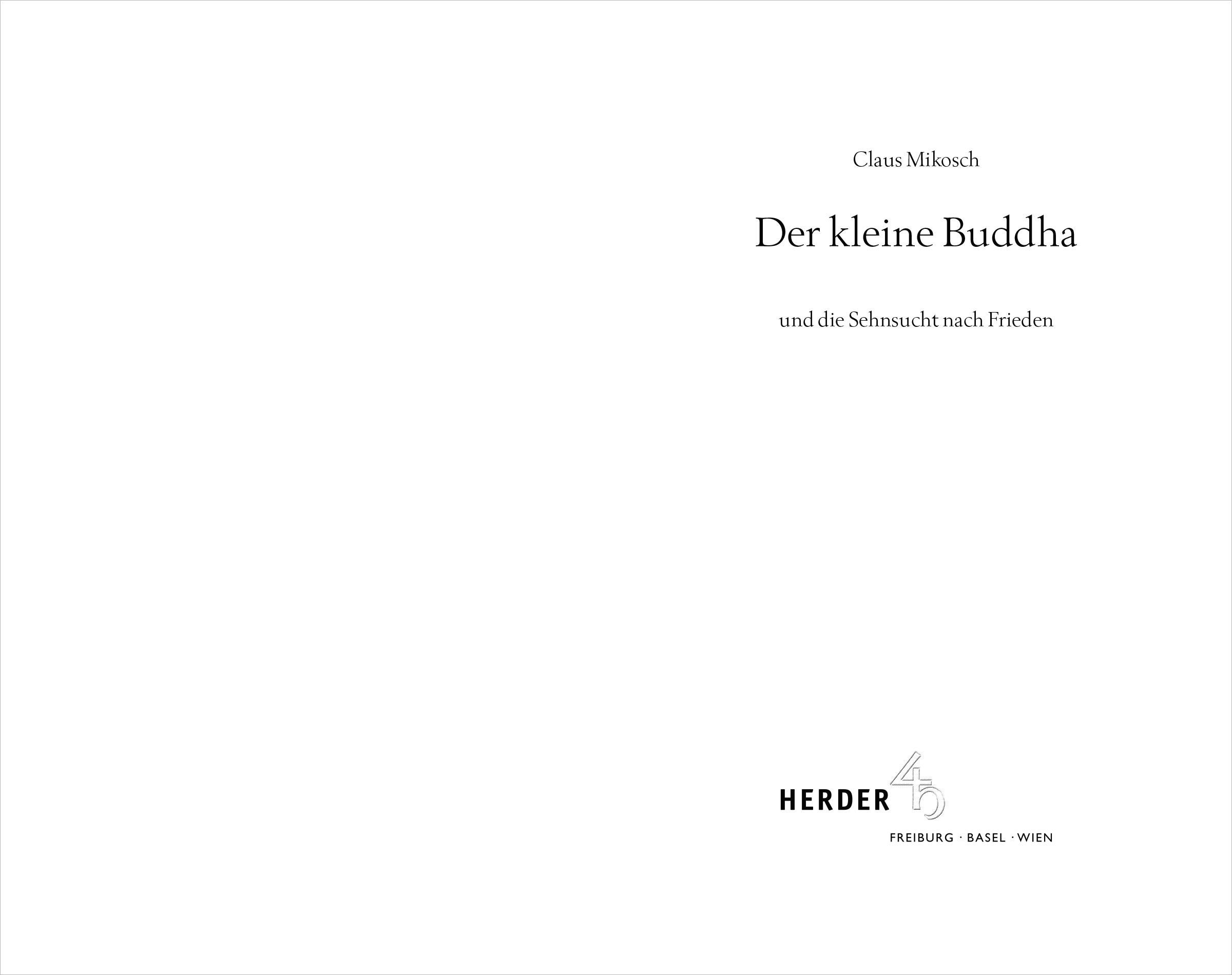 Beispielinhalt (Bild) Der kleine Buddha und die Sehnsucht nach Frieden
