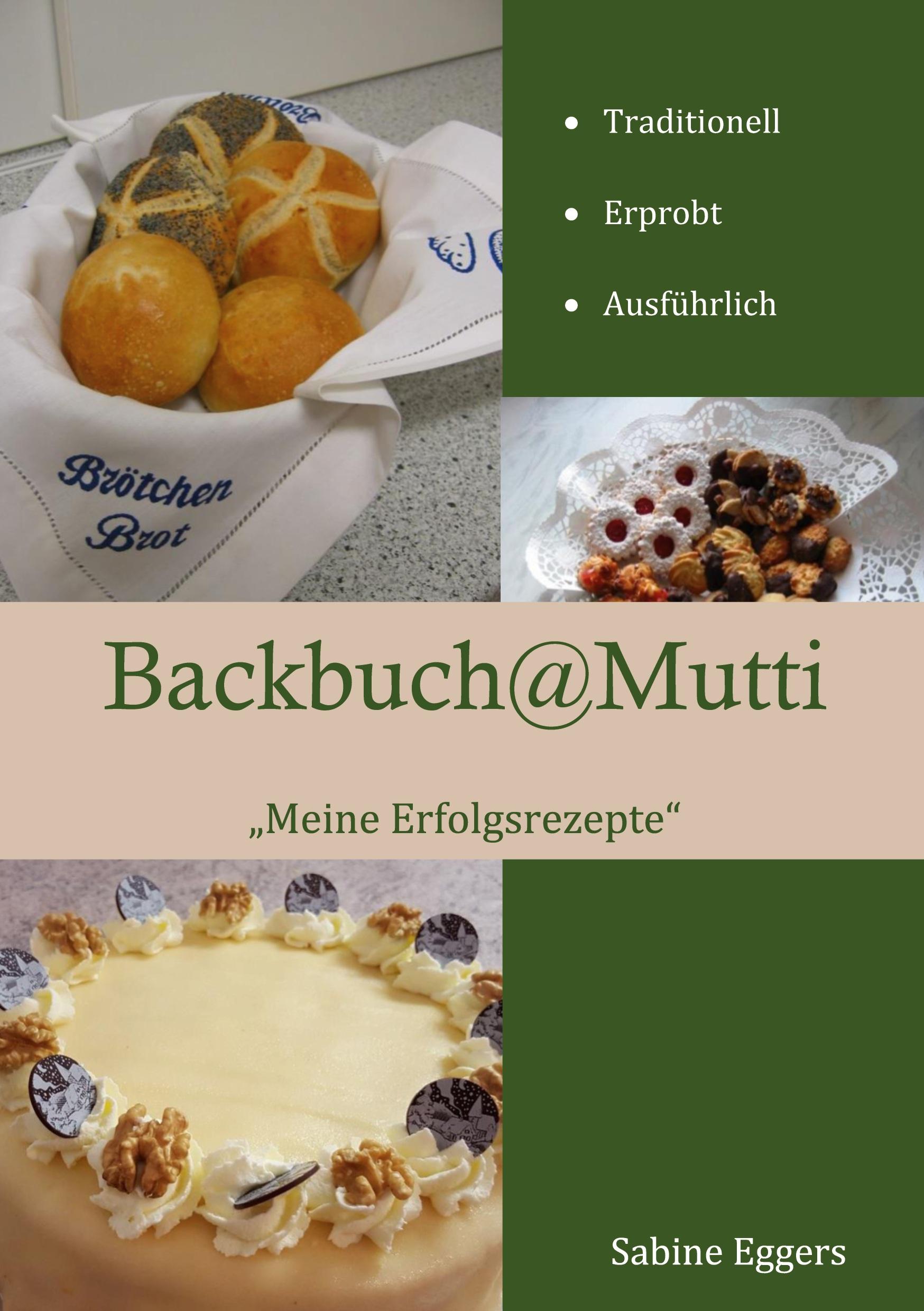 Vorderes Coverbild Backbuch @ Mutti