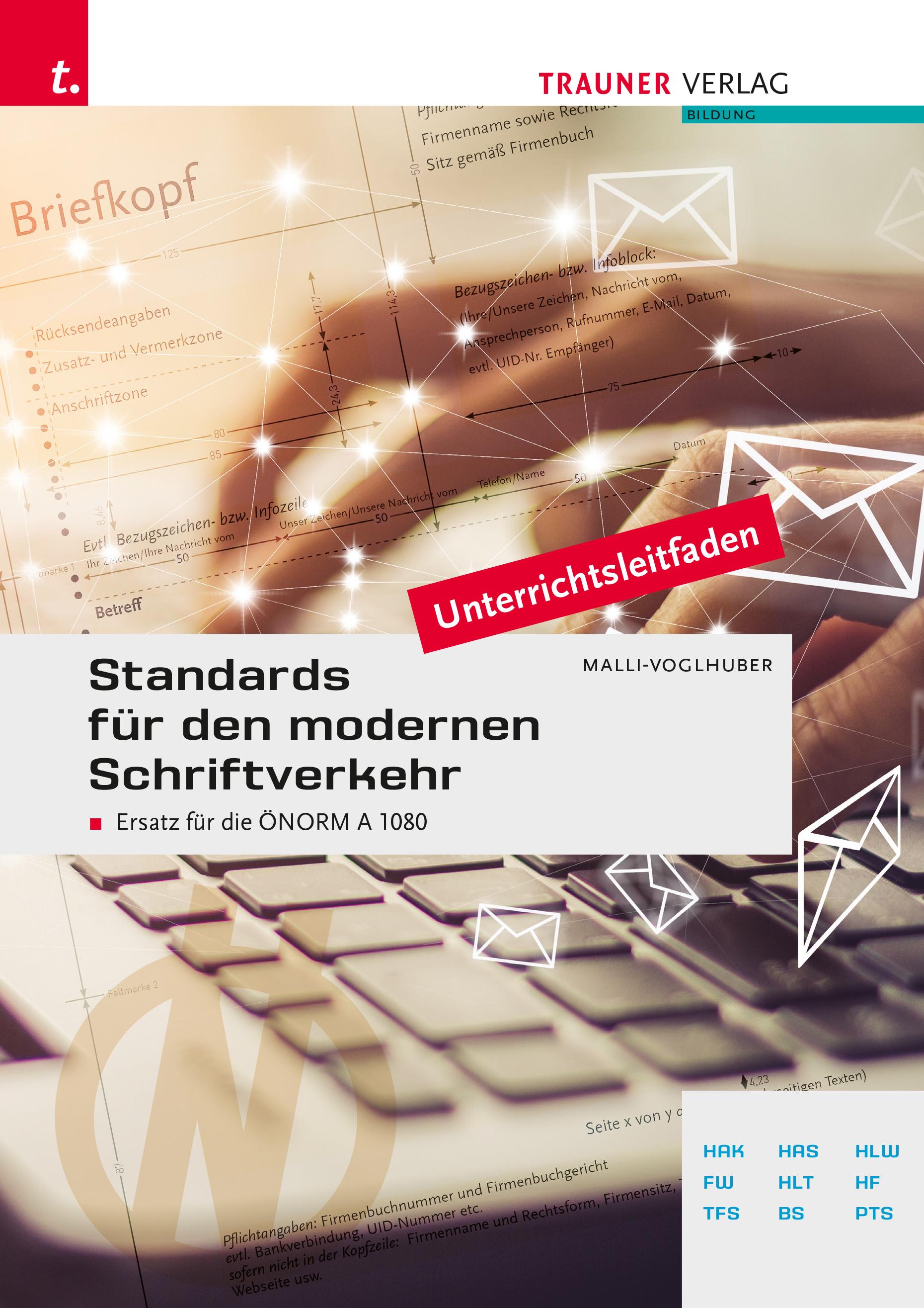Vorderes Coverbild Standards für den modernen Schriftverkehr