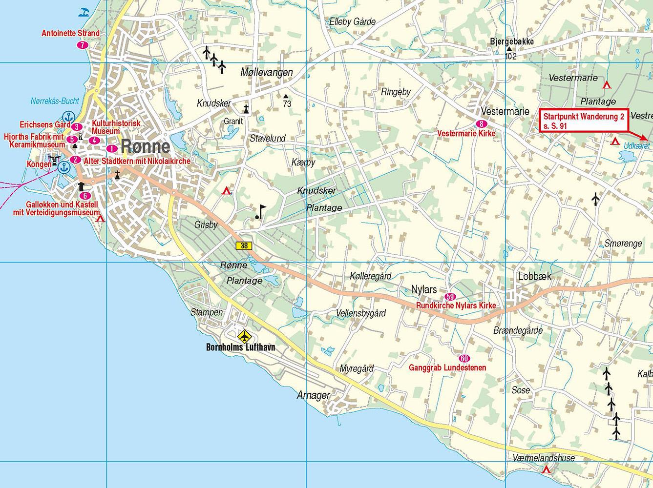 Beispielinhalt (Bild) Reise Know-How InselTrip Bornholm