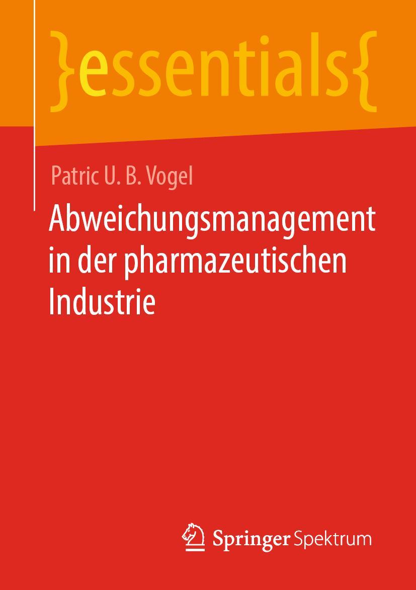 Vorderes Coverbild Abweichungsmanagement in der pharmazeutischen Industrie
