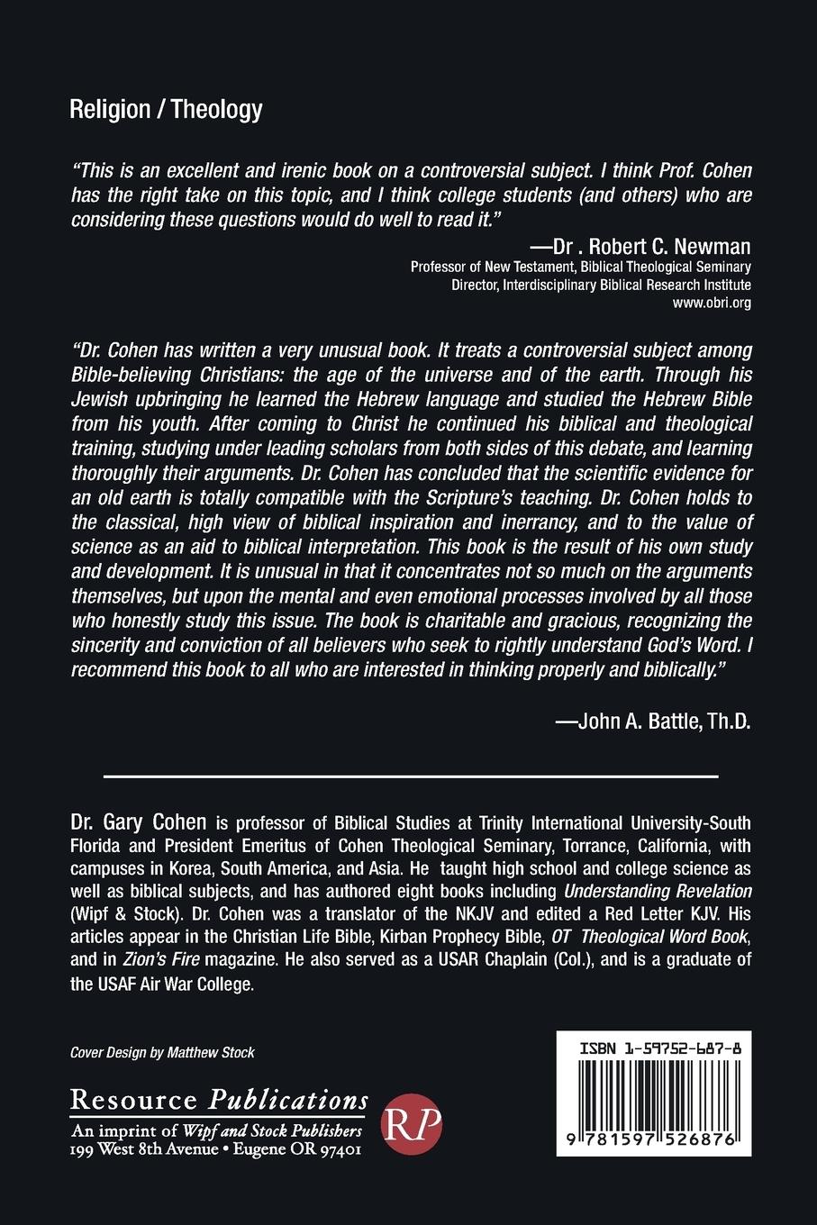 Rückseitencover Biblical Decision Making, Intelligent Design, and Creation