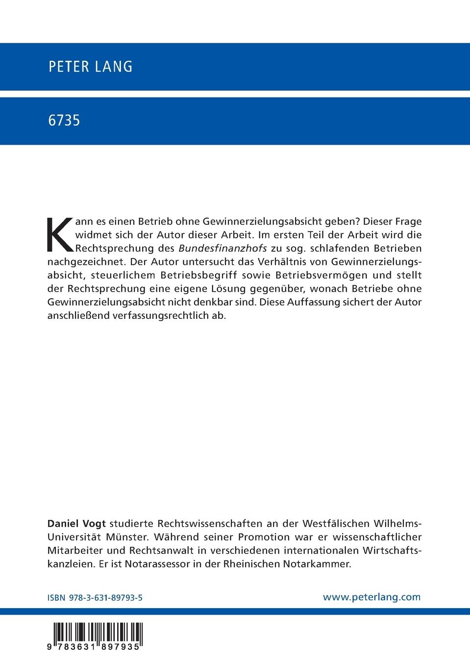 Rückseitencover Der Strukturwandel zur Liebhaberei
