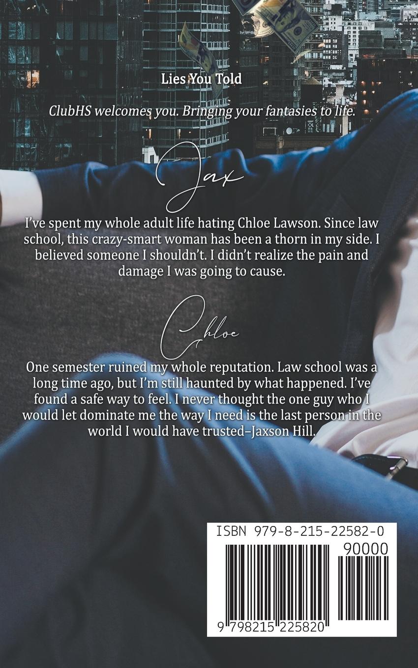 Rückseitencover Lies You Told